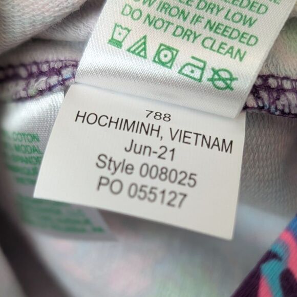 Lilly Pulitzer UPF50+ Luxletic Blythe Pullover Top Purple Colony Conga Size Med - Picture 8 of 12